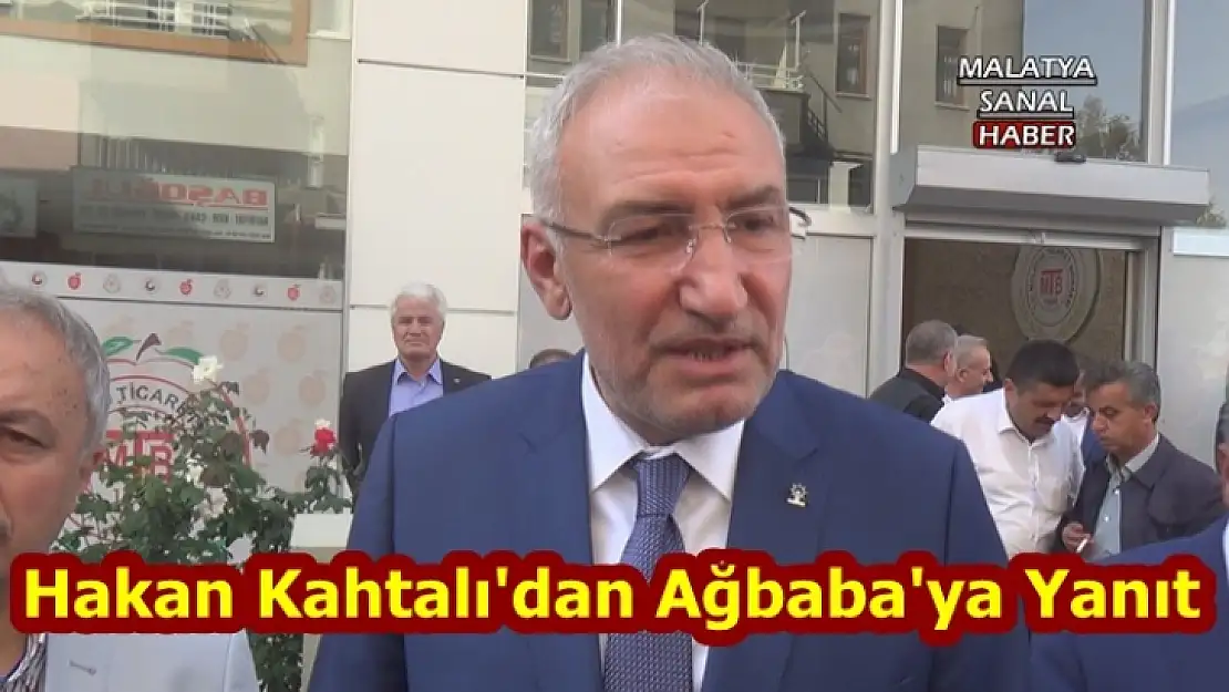 Hakan Kahtalı´dan Ağbaba´ya  yanıt