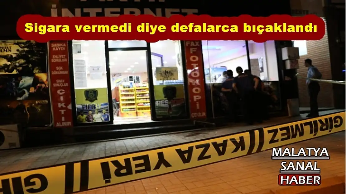 Sigara vermedi diye defalarca bıçaklandı