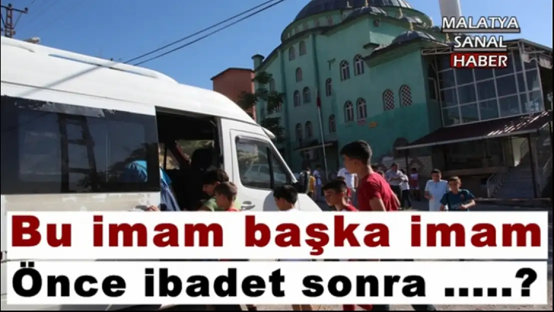 Malatya'da Cami İmamından Beklenmeyen Hareket