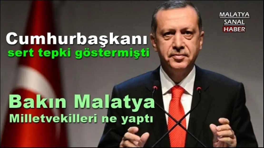 Cumhurbaşkanı Erdoğan sert tepki göstermişti