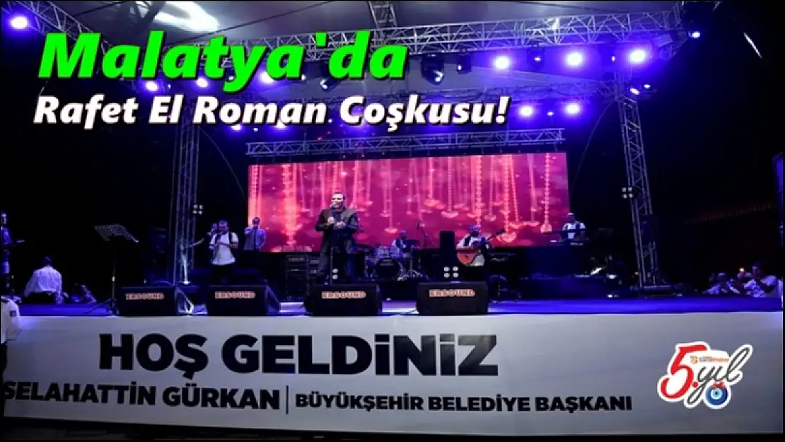 Kayısı festivalinde Rafet El Roman coşkusu