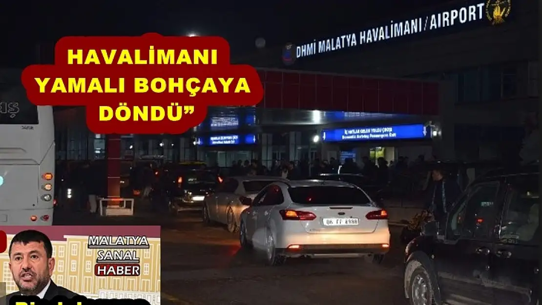 Ağbaba Havalimanı yamalı bohçaya döndü