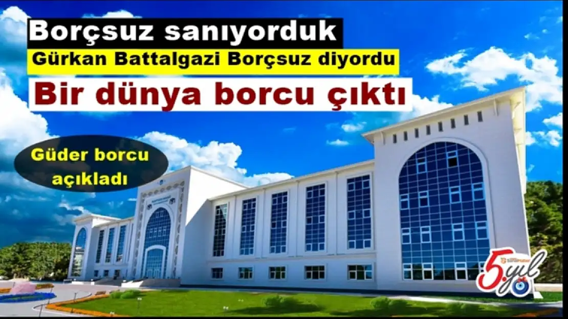 Güder borcu  açıkladı