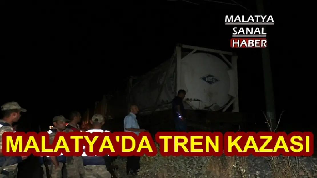 Malatya'da Tren Kazası