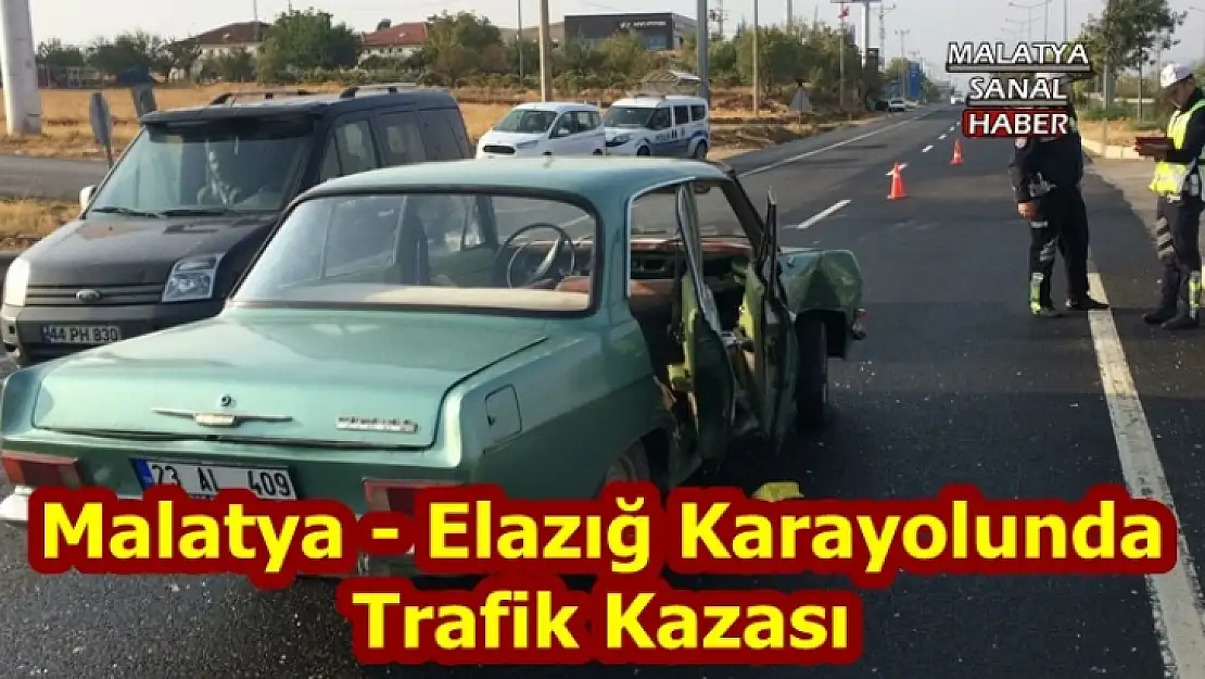 Malatya - Elazığ Karayolunda  Trafik Kazası