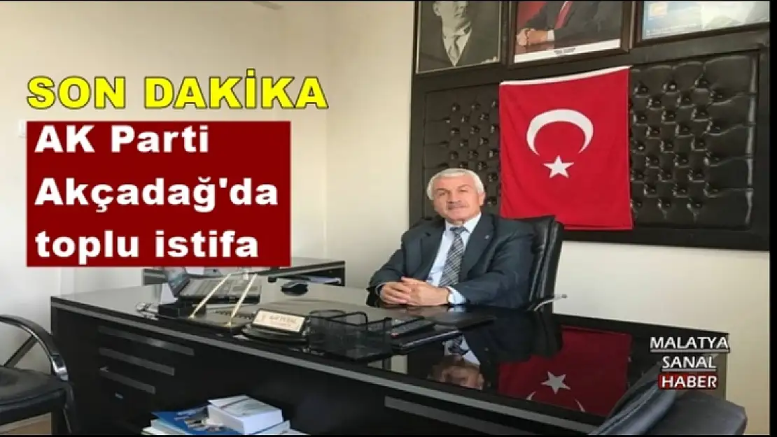 AK Parti Akçadağ´da toplu istifa