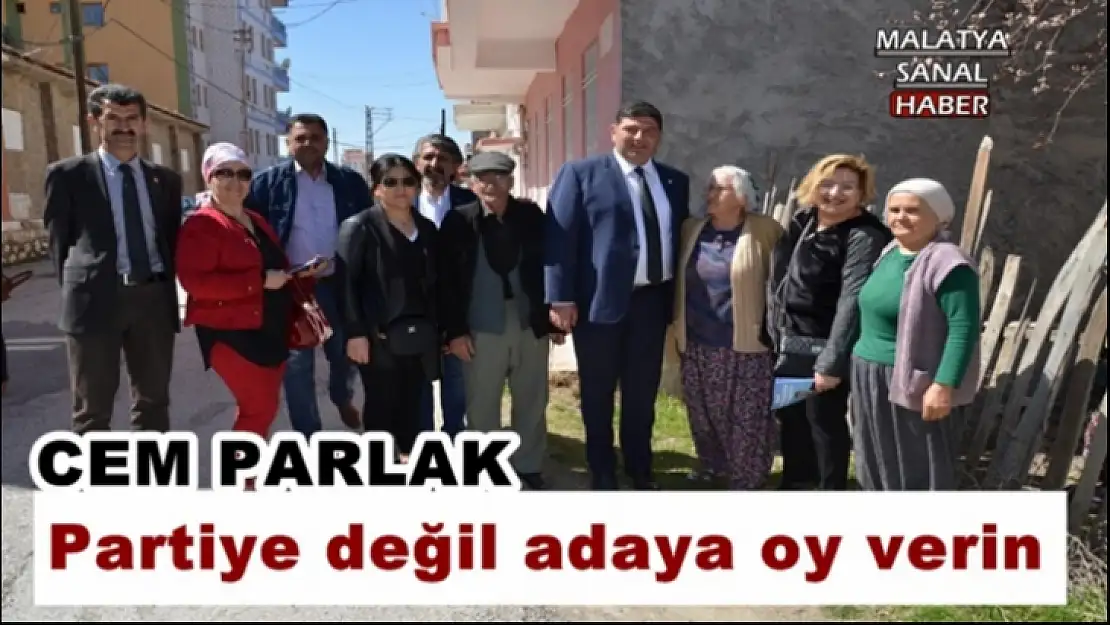 İYİ Partili Parlak, Cemal Gürsel Mahallesini ziyaret etti
