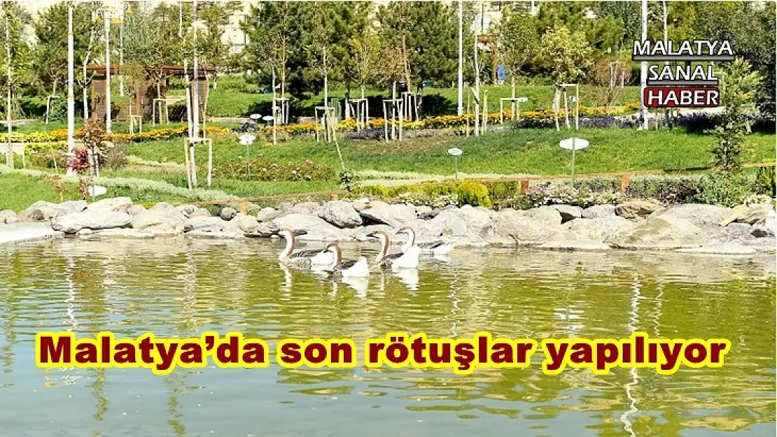 Malatya'da son rötuşlar yapılıyor