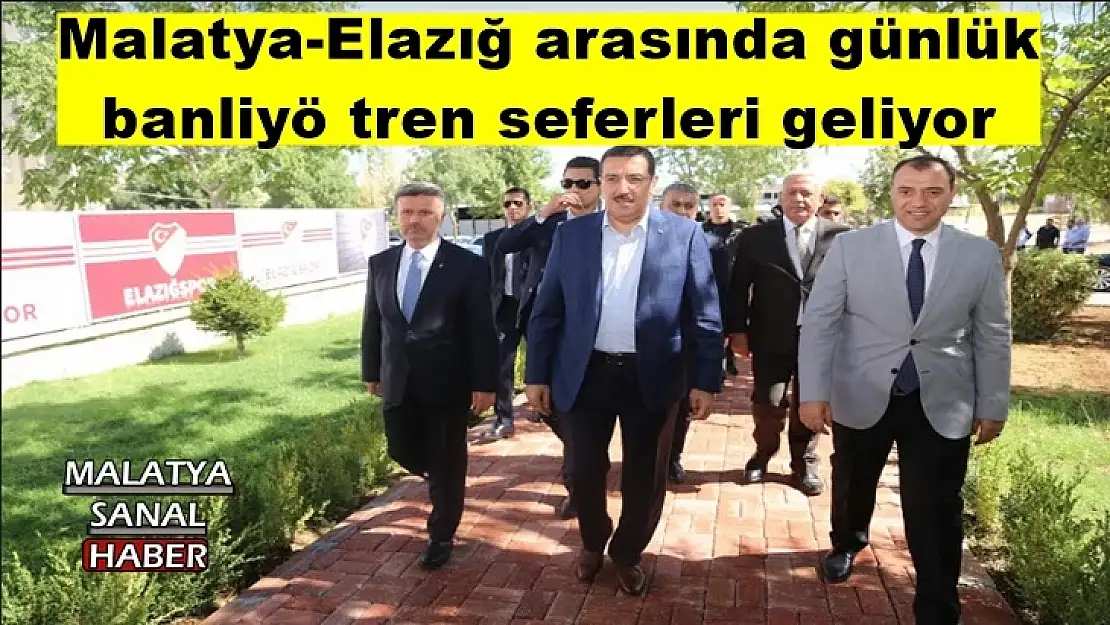 Malatya-Elazığ arasında günlük  banliyö tren seferleri geliyor