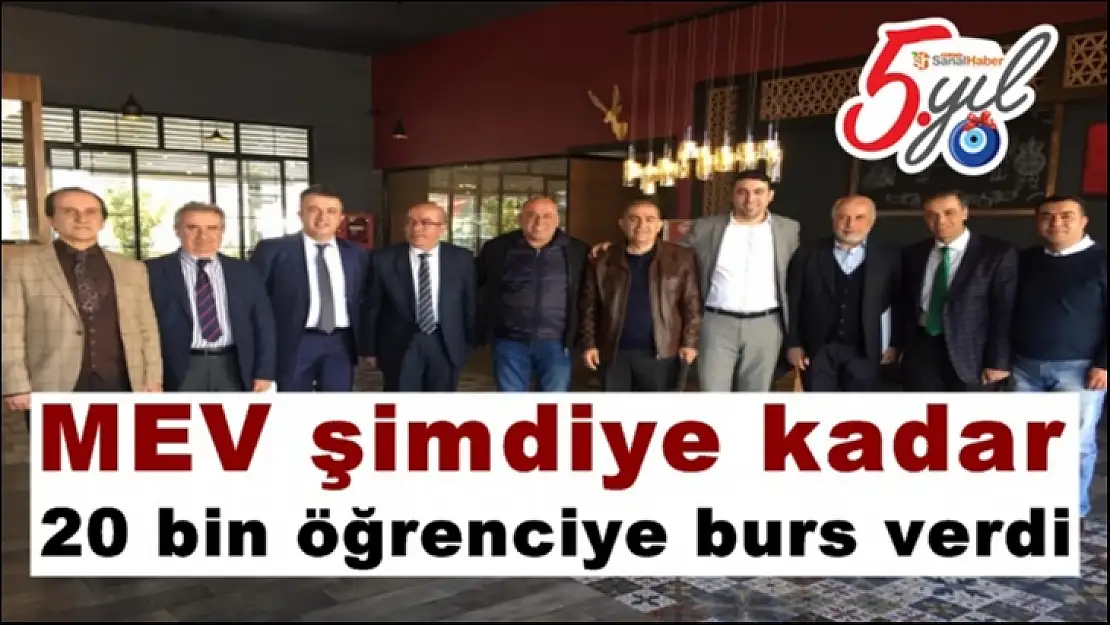 MEV şimdiye kadar 20 bin öğrenciye burs verdi
