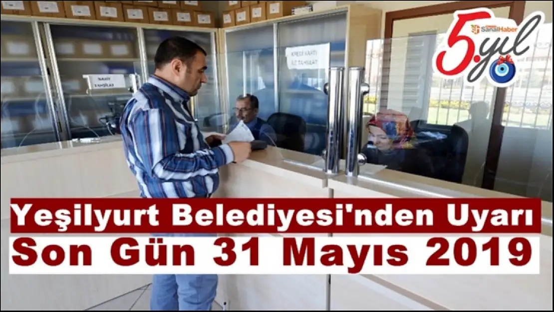 Yeşilyurt Belediyesi'nden Uyarı