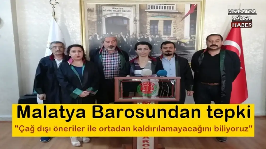 'Malatya Barosundan ''Çocuk istismar ve cinayetlerine''  tepki'