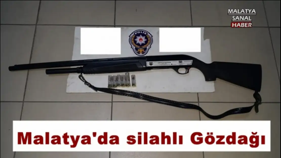 Malatya´da silahla havaya ateş eden kişi yakalandı