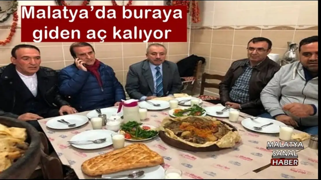 Malatya´da buraya giden aç kalıyor