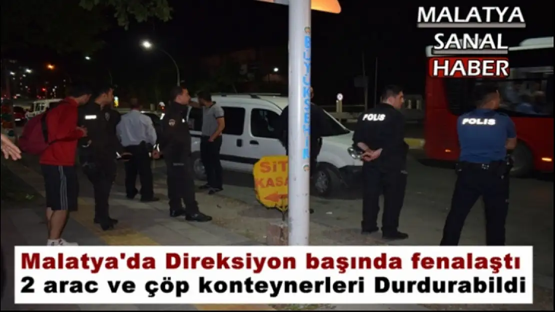 Malatya'da Direksiyon başında fenalaştı