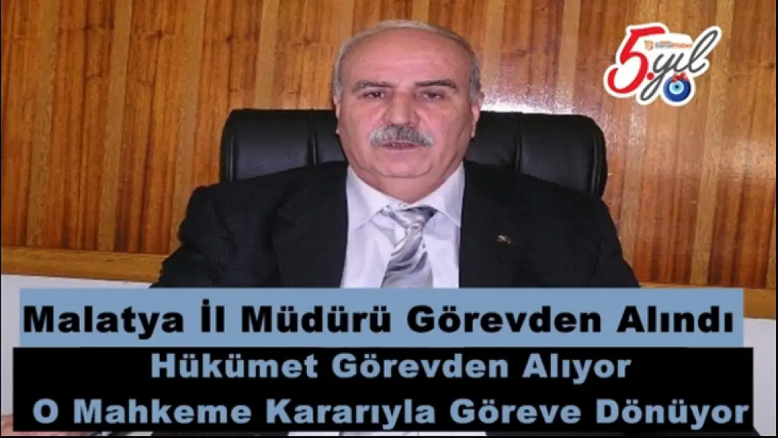 Malatya İl Müdürü Görevden Alındı