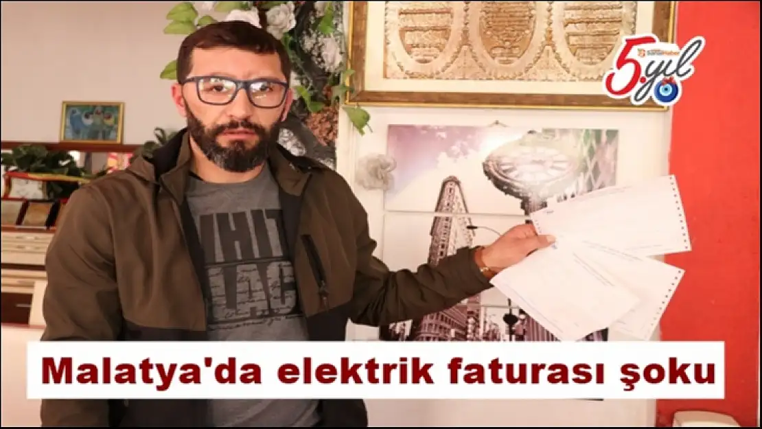 Malatya'da elektrik faturası şoku