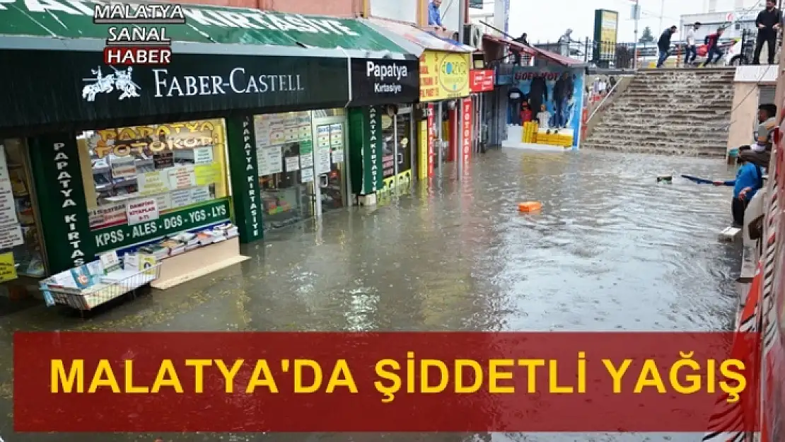 Malatya´da şiddetli yağış