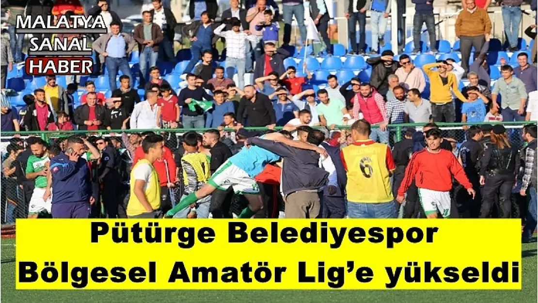 Pütürge Belediyespor Bölgesel Amatör Lig´e yükseldi