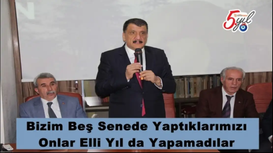 Gürkan 'Bizim Beş Senede Yaptıklarımızı  Onlar Elli Yıl da Yapamadılar'