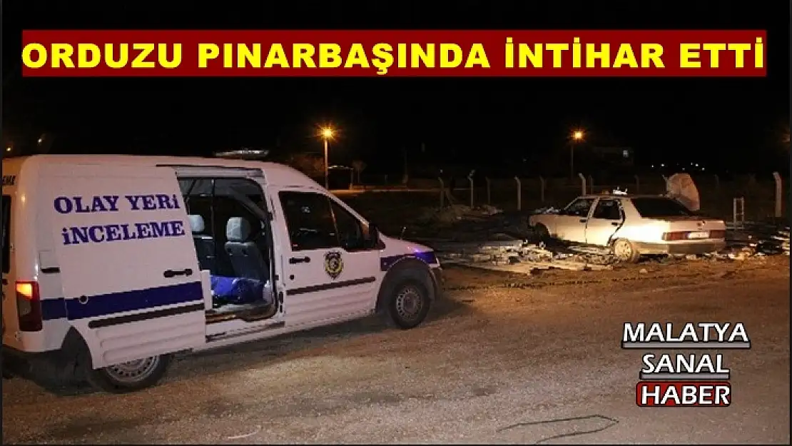 Orduzu Pınarbaşı'nda intihar etti