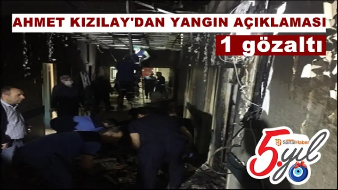 Rektör Ahmet Kızılay'dan Yangın Açıklaması