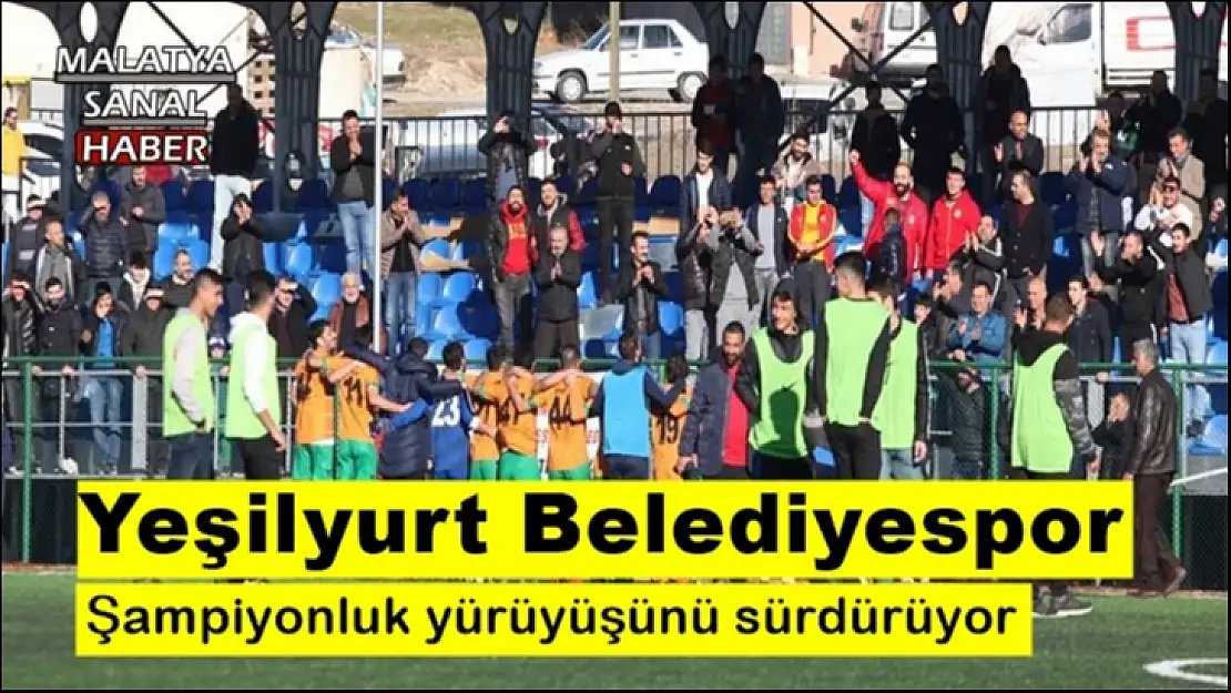 Yeşilyurt Belediyespor şampiyonluk yürüyüşünü sürdürüyor