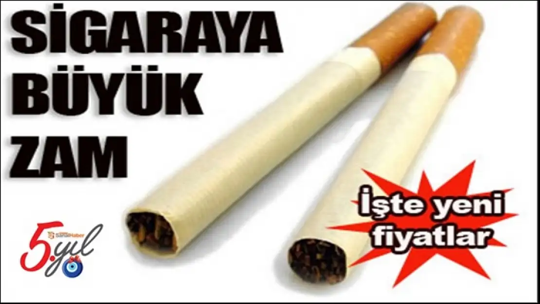 Sigaraya zam geldi!