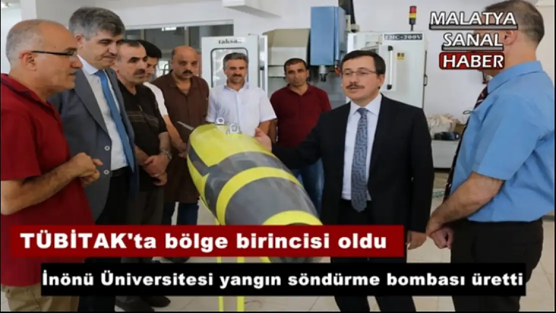 İnönü Üniversitesi yangın söndürme bombası üretti