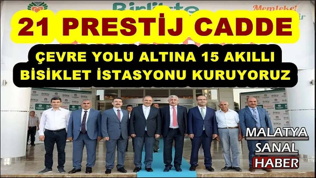 Çevre Yolu altına 15 akıllı bisiklet istasyonu