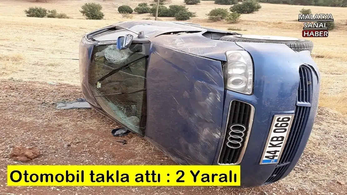Otomobil takla attı: 2 Yaralı