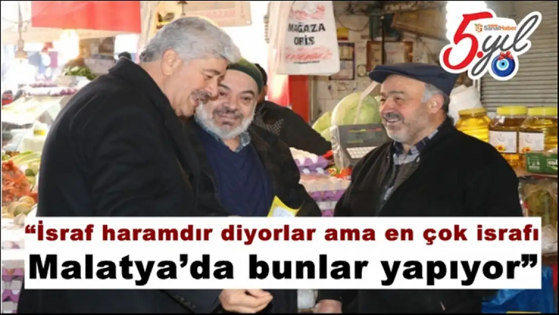 Ekinci´den israf açıklaması