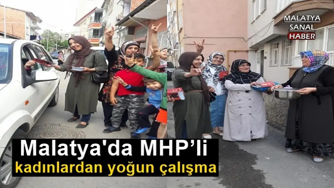 Malatya'da MHP´li kadınlardan yoğun çalışma