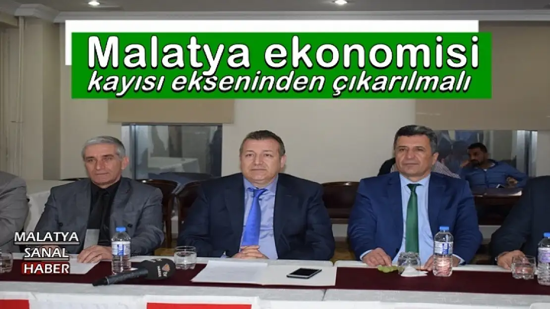 '''Malatya ekonomisi kayısı ekseninden çıkarılmalı'''