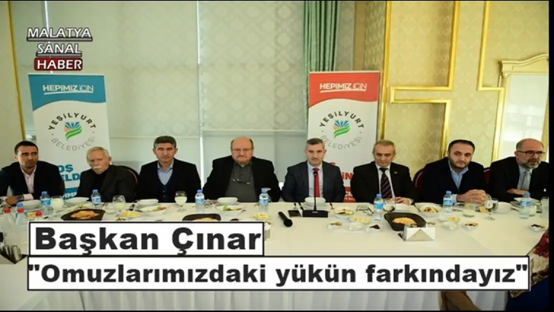 Omuzlarımızdaki yükün farkındayız