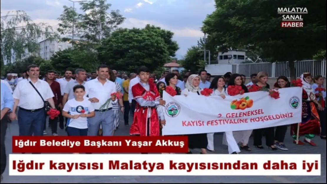 Başkan Yaşar Akkuş Iğdır kayısısı Malatya kayısısından daha iyi