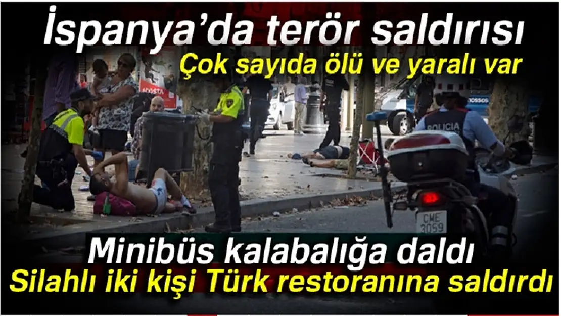 Barcelona'da terör saldırısı: 12 ölü