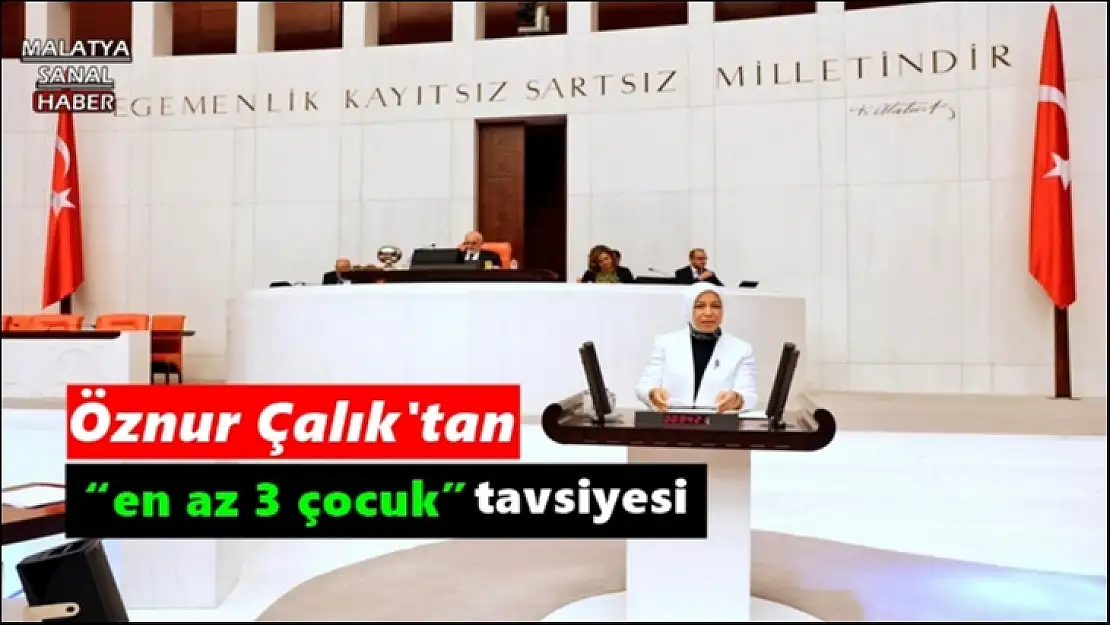 Öznur Çalık'tan en az 3 çocuk tavsiyesi