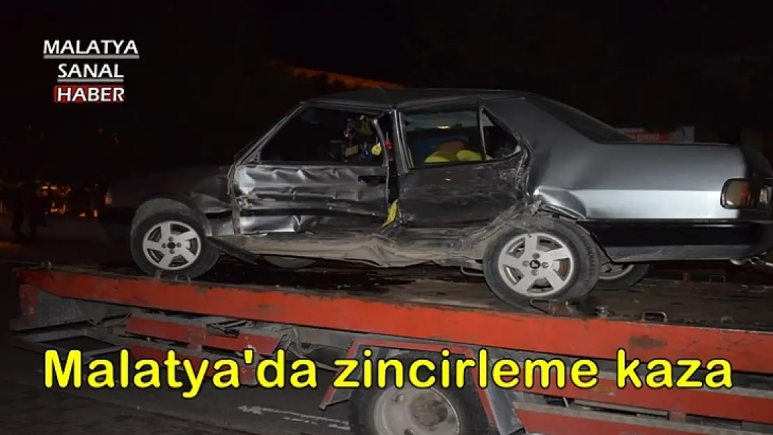 Malatya'da zincirleme kaza