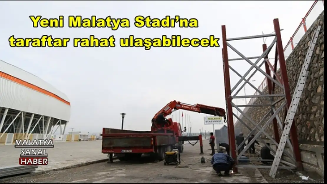Yeni Malatya Stadı´na taraftar rahat ulaşabilecek