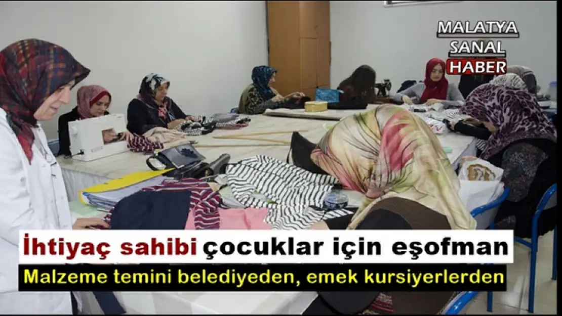 İhtiyaç sahibi çocuklar için eşofman