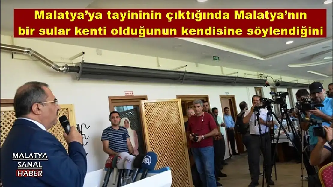 Vali Kaban su sıkıntısı hakkında konuştu