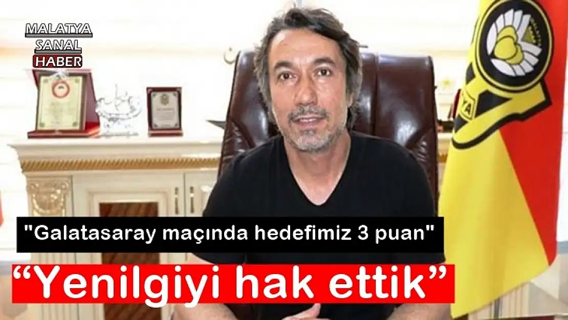 Yenilgiyi hak ettik