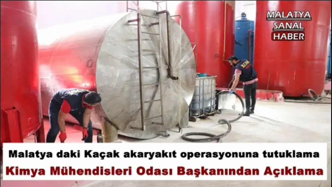 Malatya daki Kaçak akaryakıt operasyonunda tutuklama Kararı