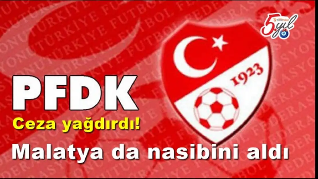 PFDK ceza yağdırdı