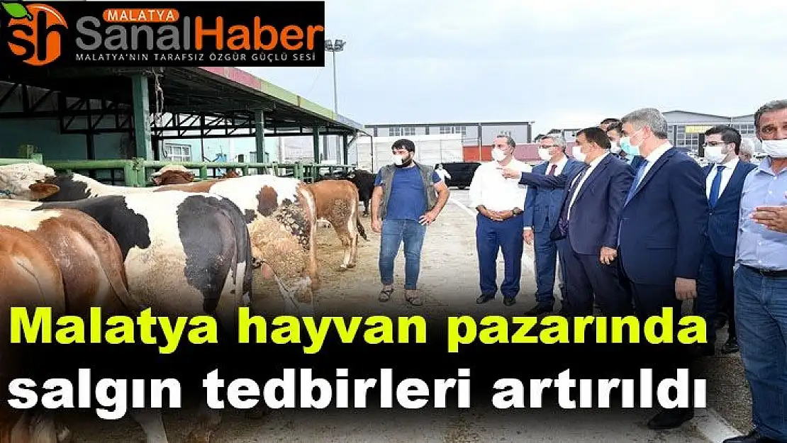 Malatya hayvan pazarında salgın tedbirleri artırıldı