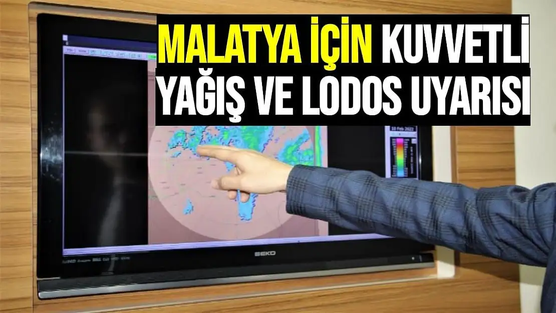 Malatya için kuvvetli yağış ve lodos uyarısı