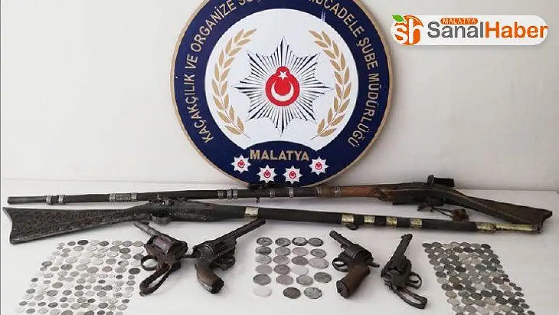 Malatya İl Emniyet Müdürlüğünden Tarihi eser operasyonu