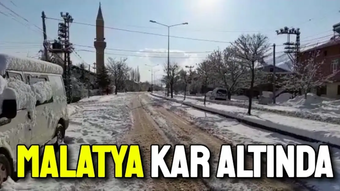 Malatya kar altında