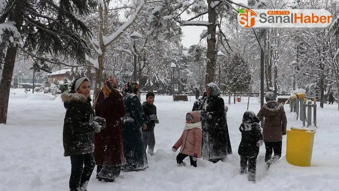 Malatya'da kar keyfi